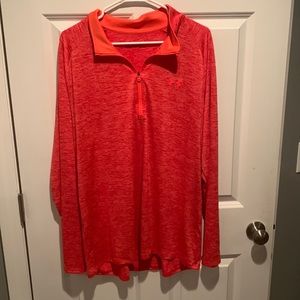 Mens Under Armour “heat gear” quarter zip. XXL